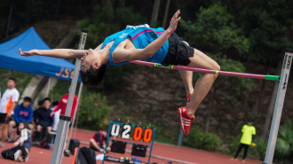 Mr. Chan yu tung, 2nd in men’s high jump